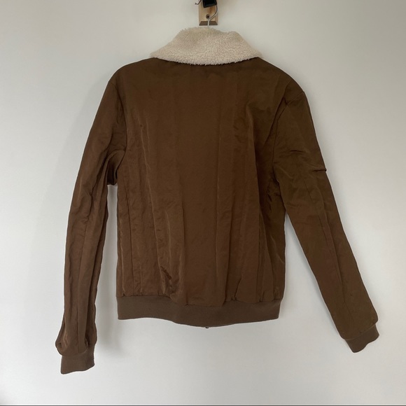 TOPMAN SHEARLING FLIGHT JACKET - Picture 5 of 7